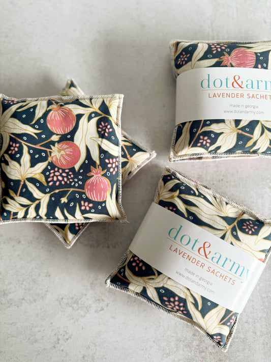 Gooseberry Lavender Sachets, set of two