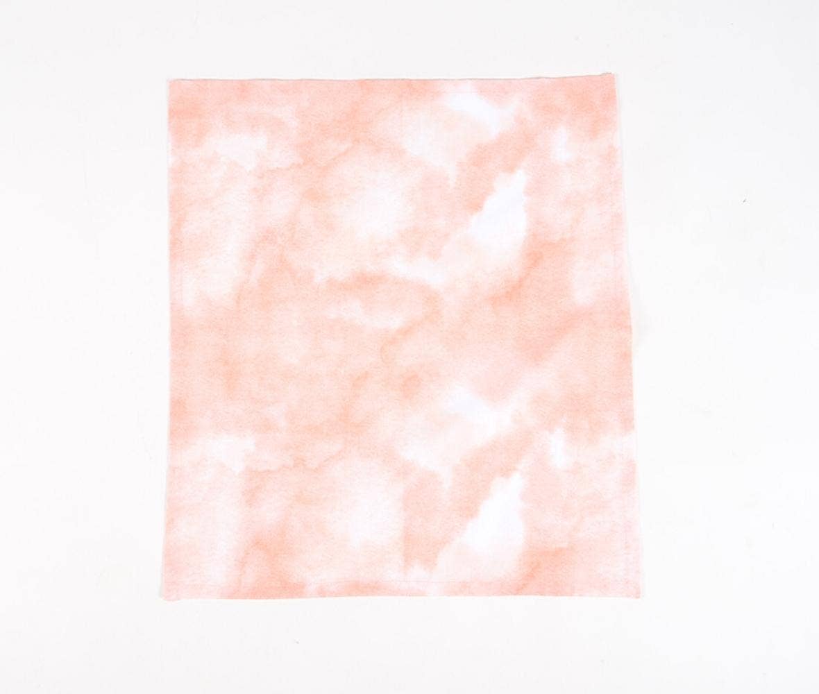 Peachy Watercolor Table Napkins (Set of 4), 19 Inch
