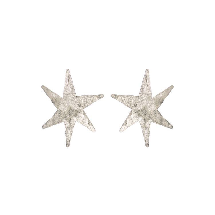 Chrome Starlet Studs