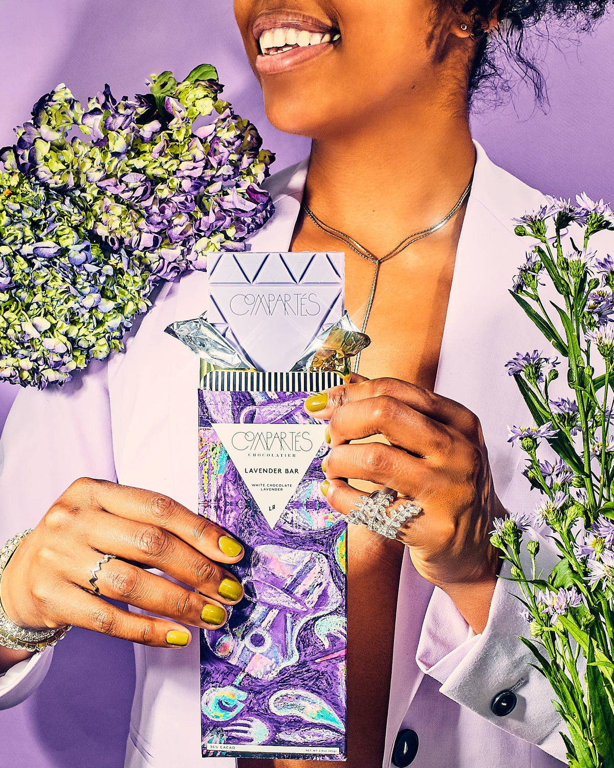 LAVENDER CHOCOLATE Bar