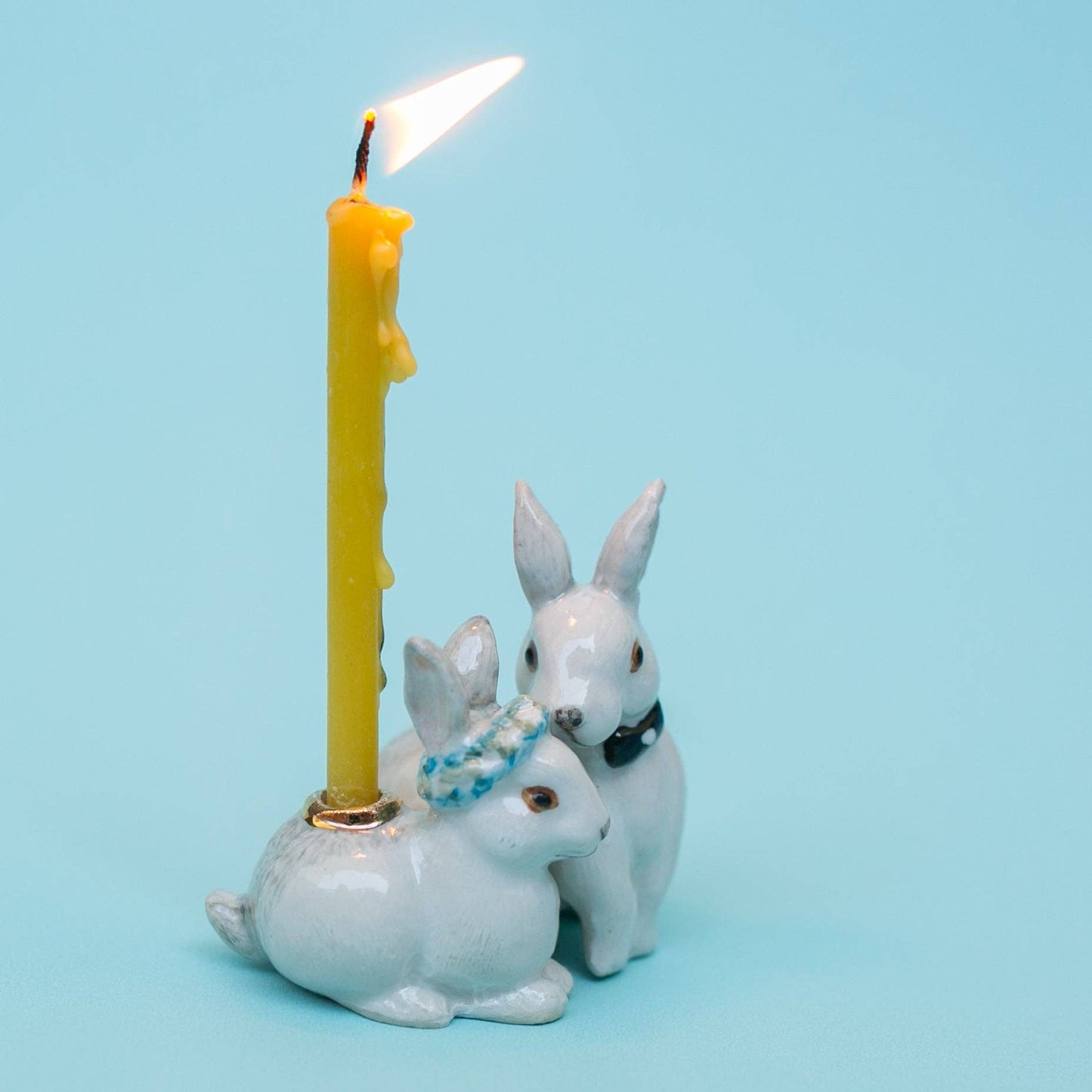 Love Bunnies Wedding Cake Topper