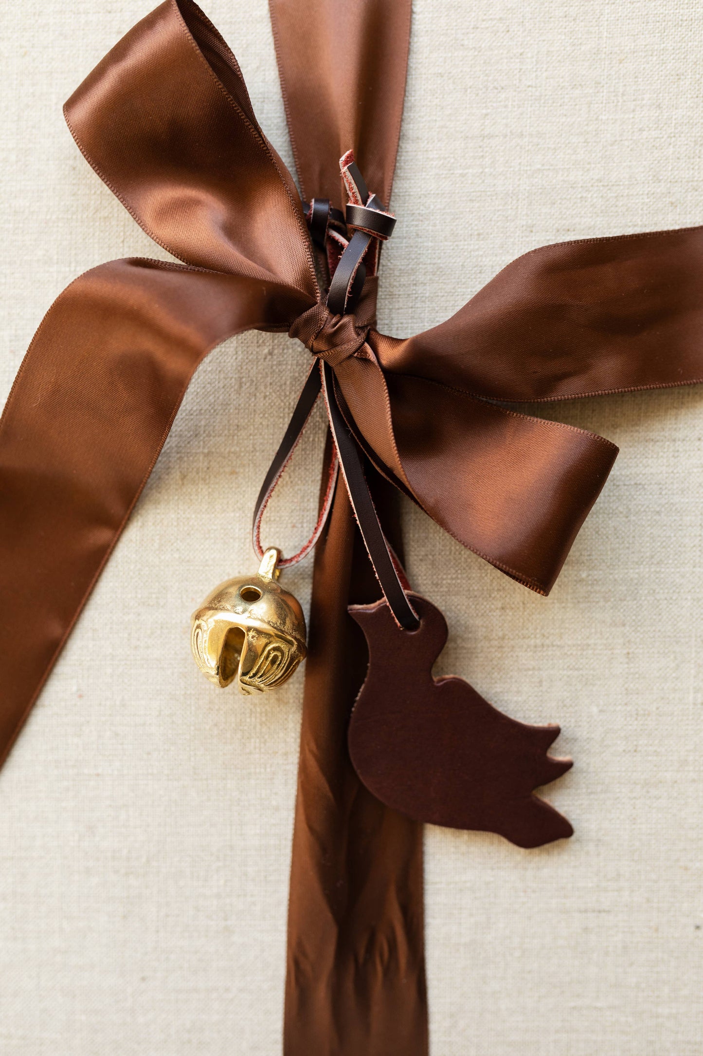 The Leather Christmas Ornament