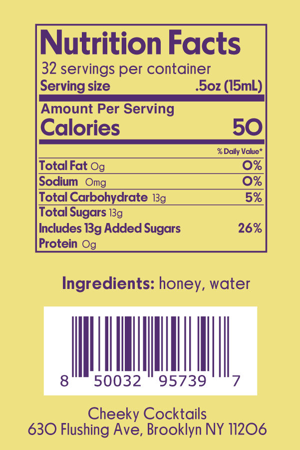 Honey Syrup 16oz