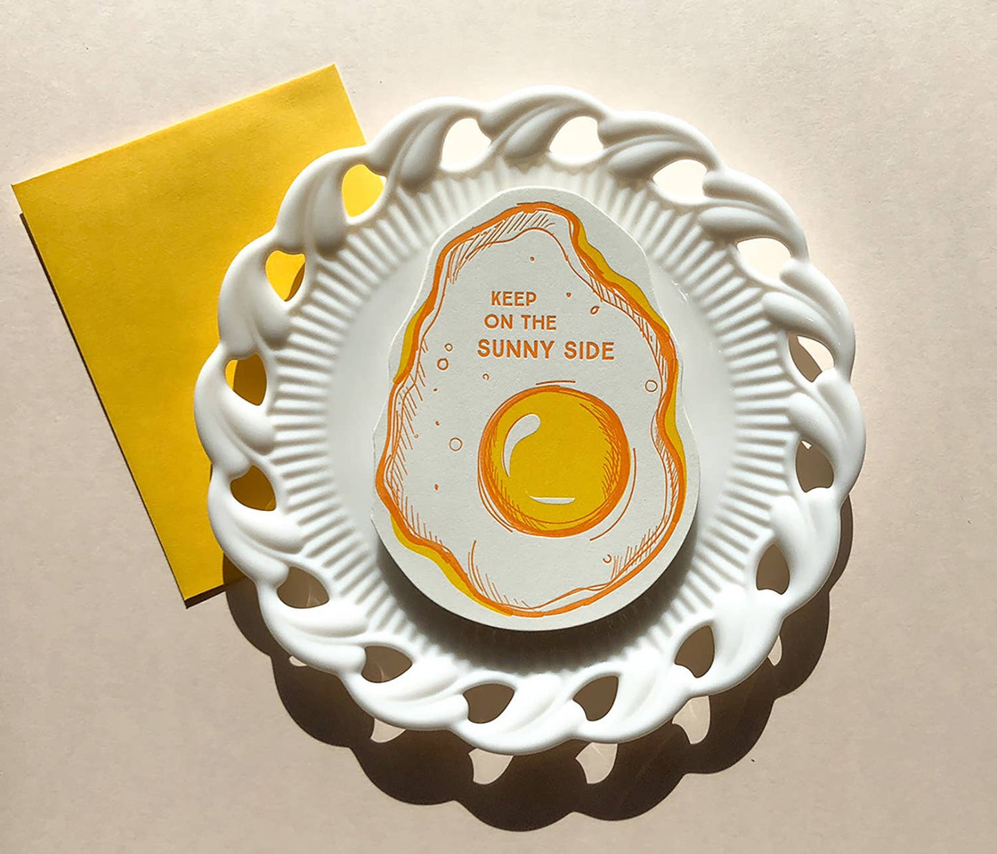Sunny Side Egg card