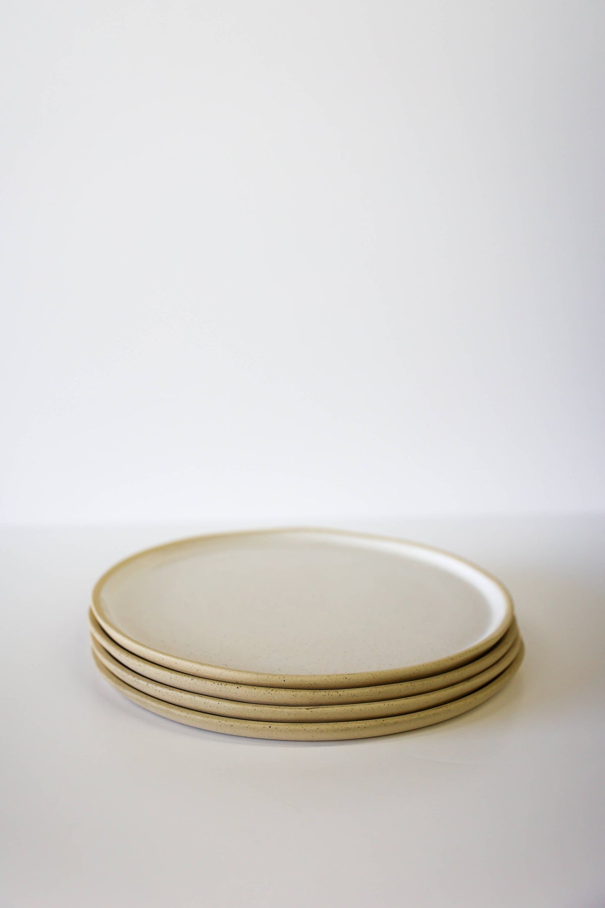 River Dinner Plate | White Speckle