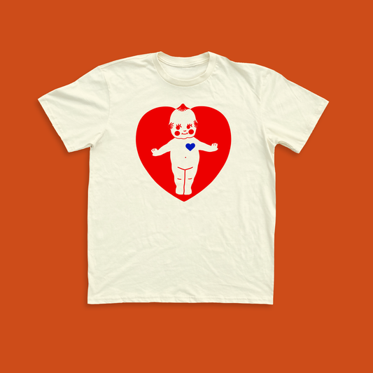 Heart Things Unisex Tee - Cream