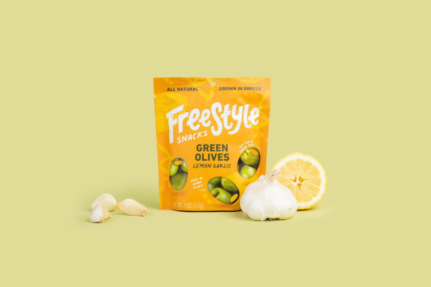 Green Olives - Lemon Garlic