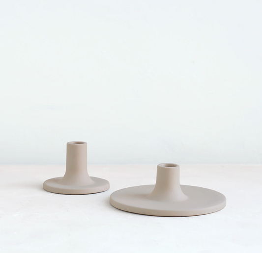 Ceramic Taper Holder, Sand