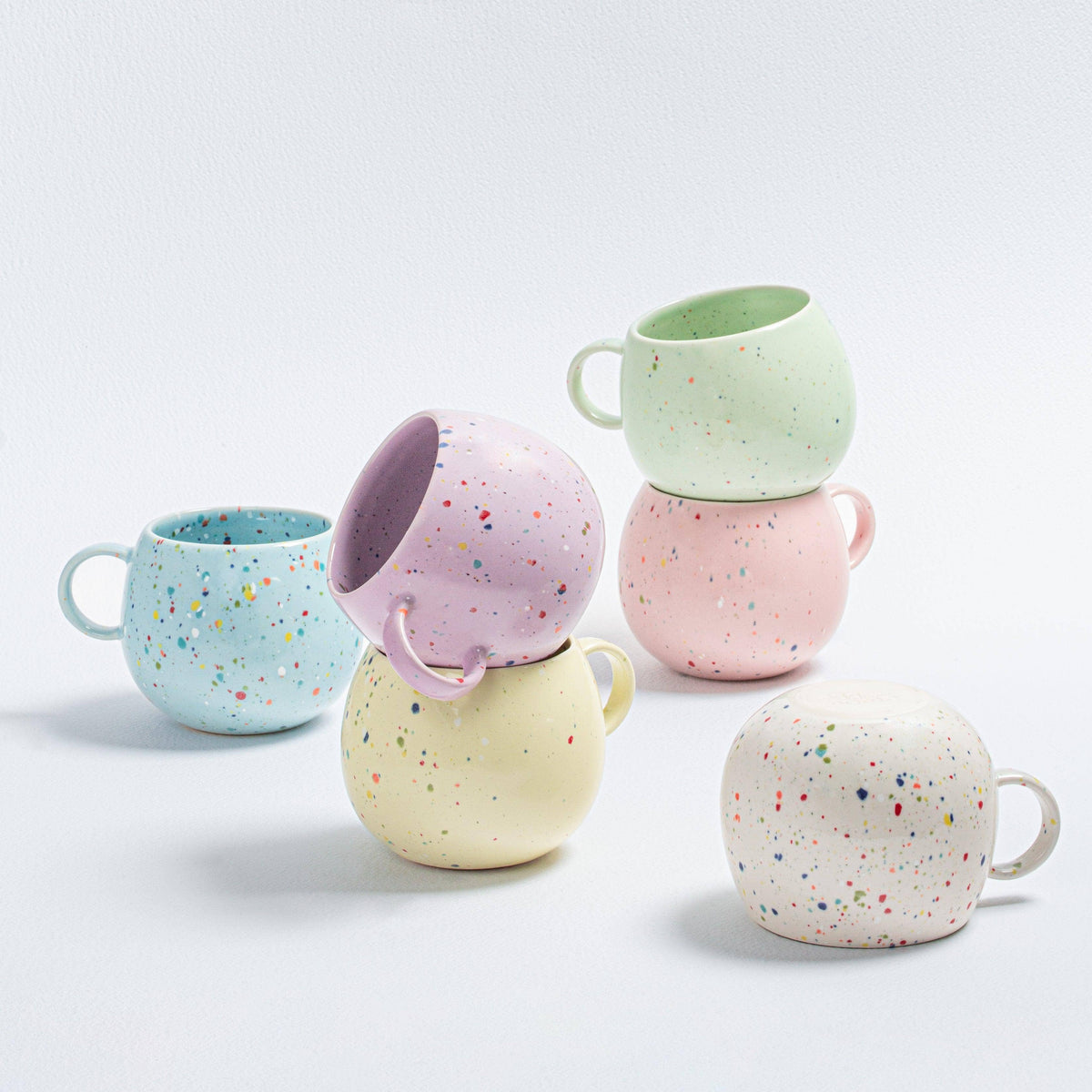 Green Ball Mug 17oz / 500ml stoneware ceramic — Party Collection