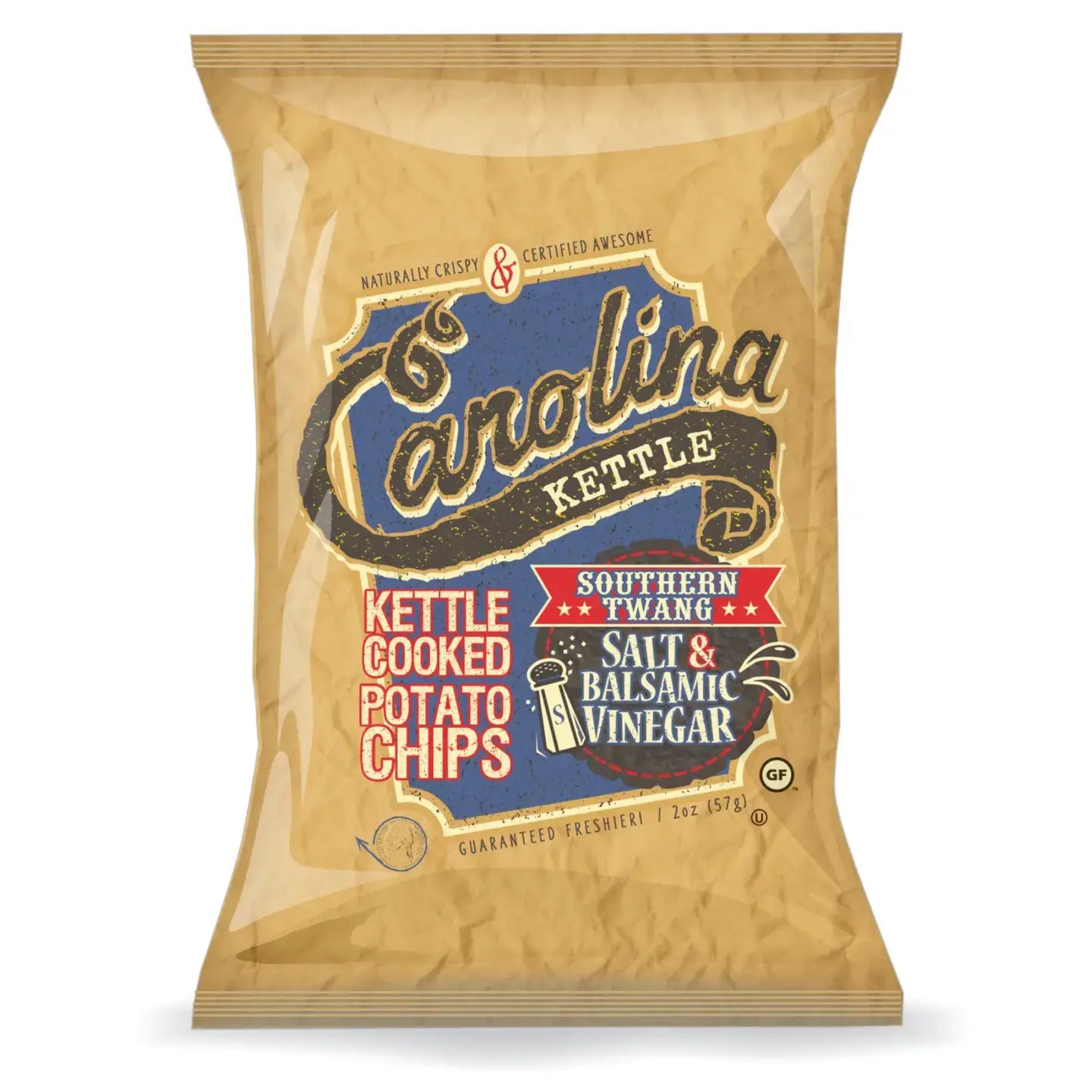 Salt & Balsamic Vinegar Carolina Kettle Chips 5oz