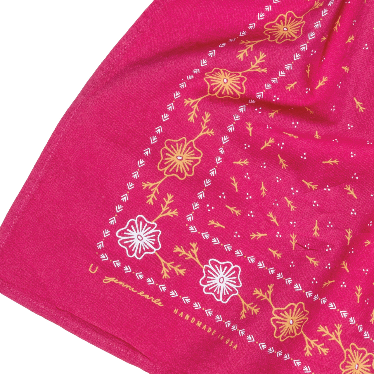 Heritage cotton bandana - 'For Goodness Sake' - Made in USA