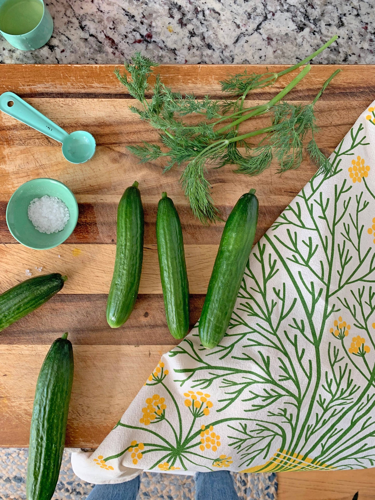 BIG DILL (Dill, Pickle) - Tea Towel Set of 2