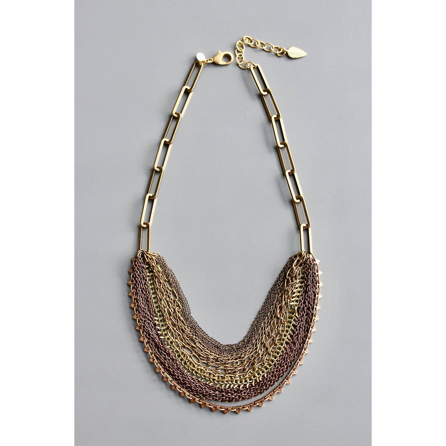 HYL321 Multi strand chain necklace