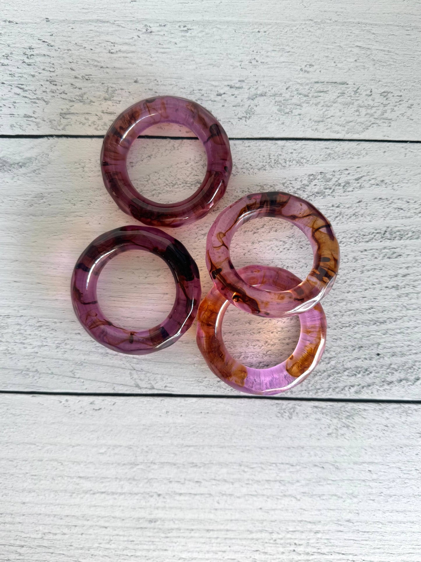 Element Napkin Rings- set of four