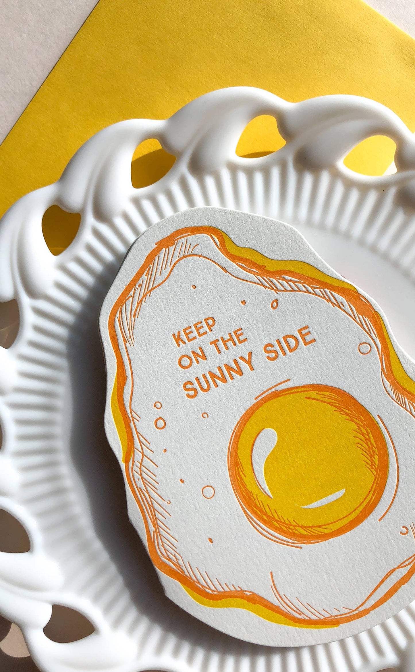 Sunny Side Egg card