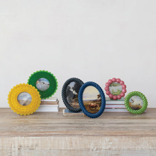 Resin Ball/Twisted Photo Frame, 2 Styles