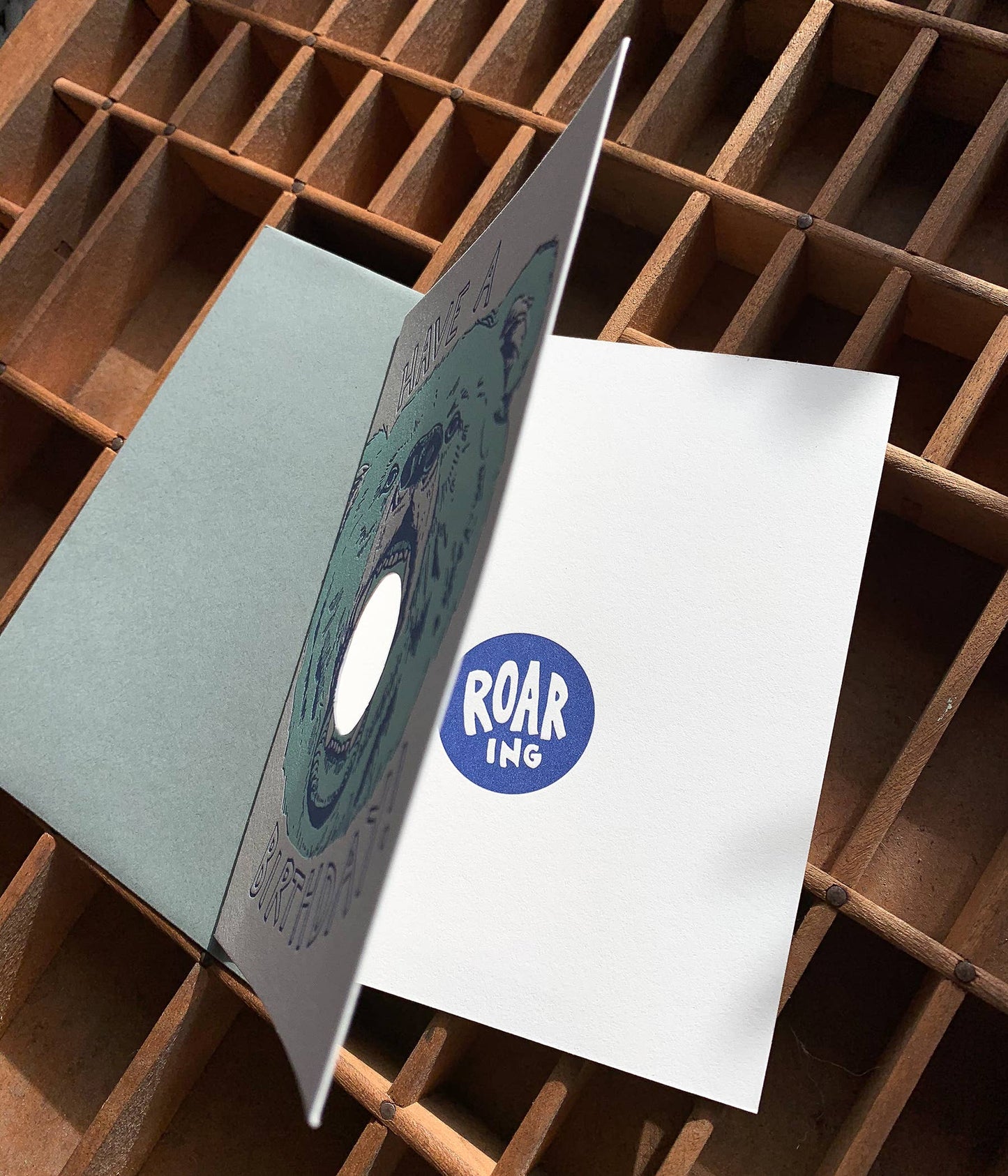 Roaring Birthday card