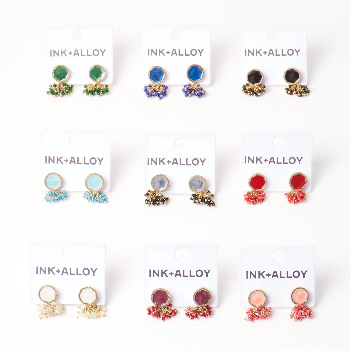 Kimberly Enamel Earring Turquoise