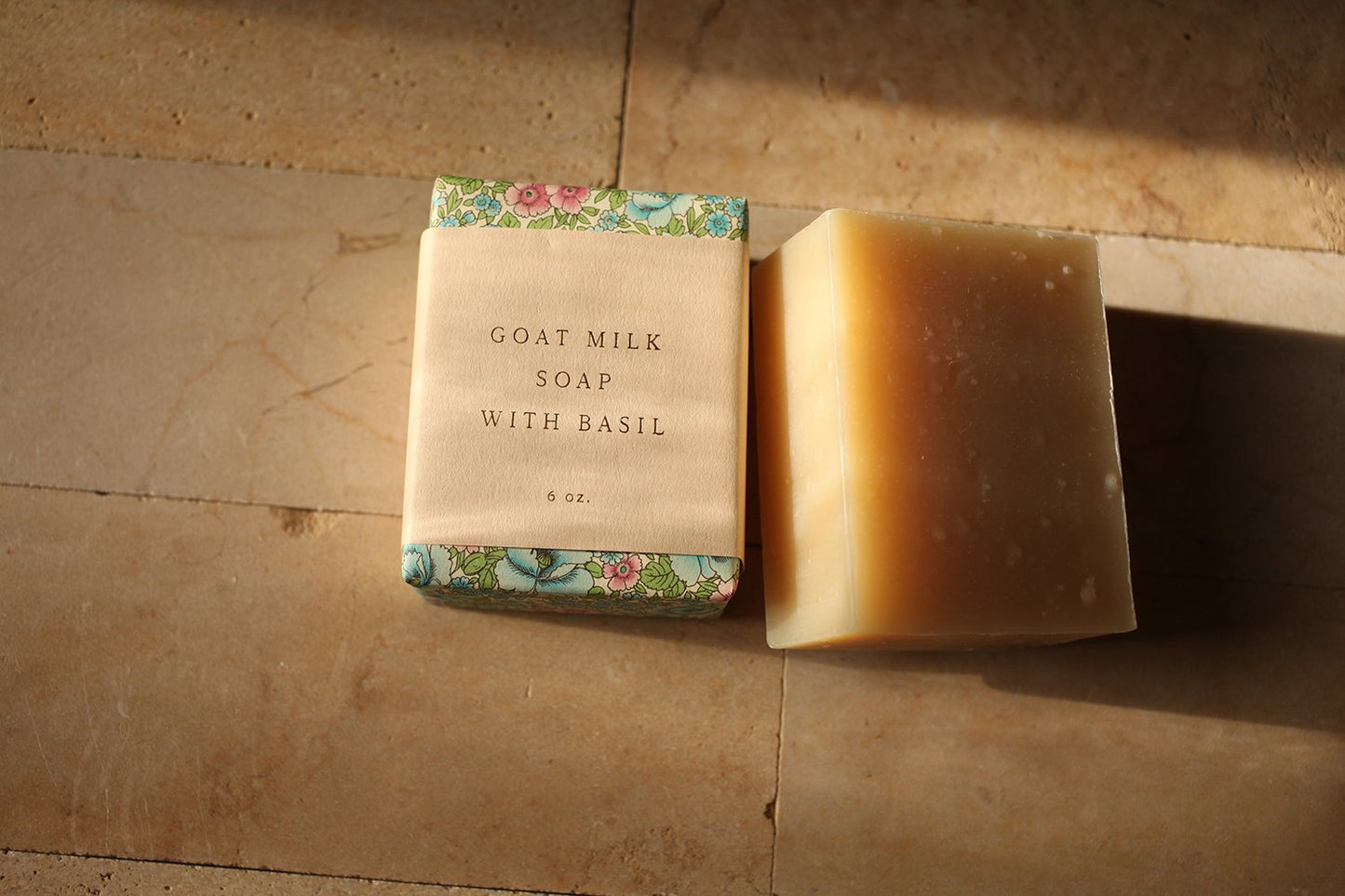 Goat Milk Soap with Basil