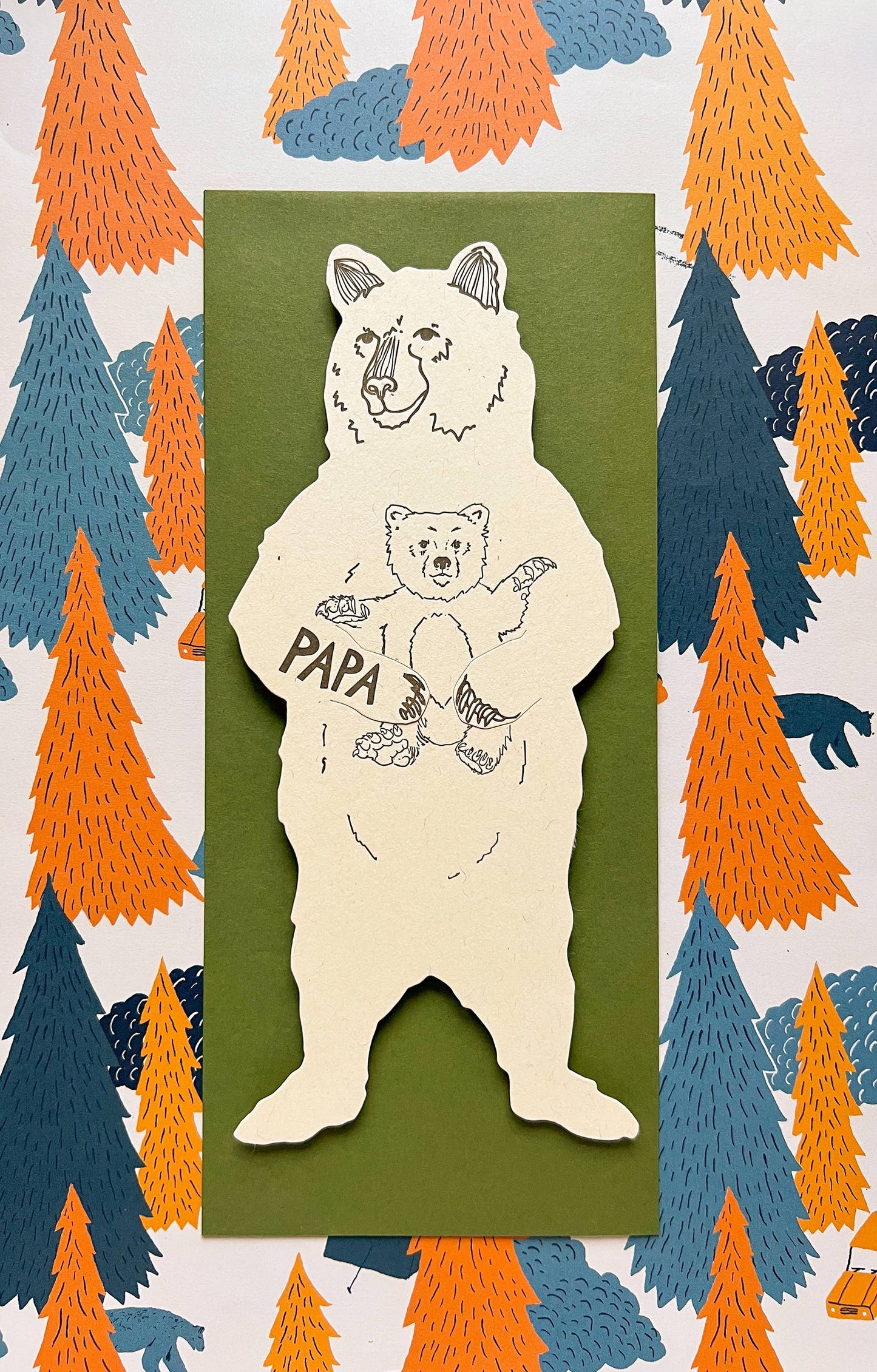 Papa bear gift card