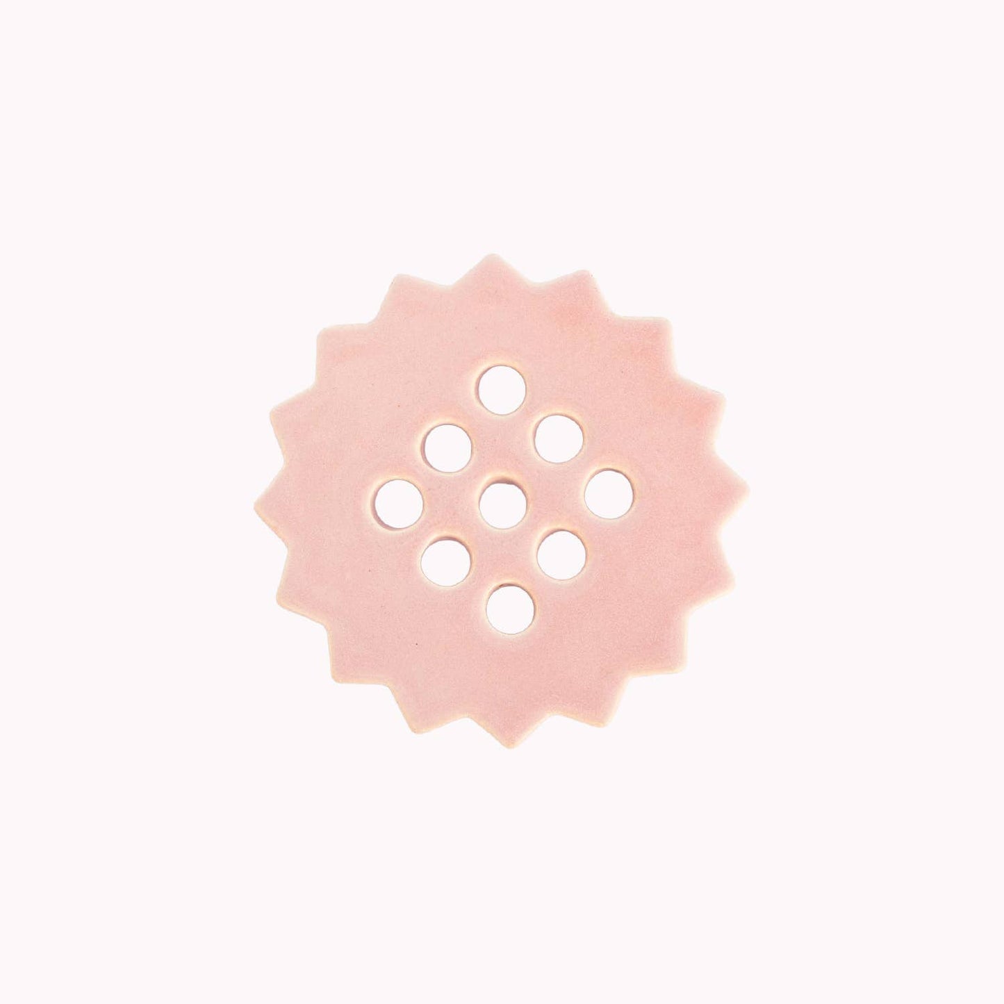 Sunshine Flower Frog | Pink | Ceramic Lid