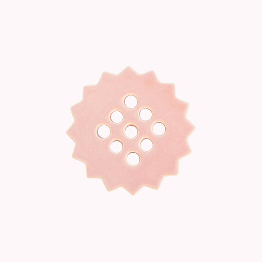 Sunshine Flower Frog | Pink | Ceramic Lid