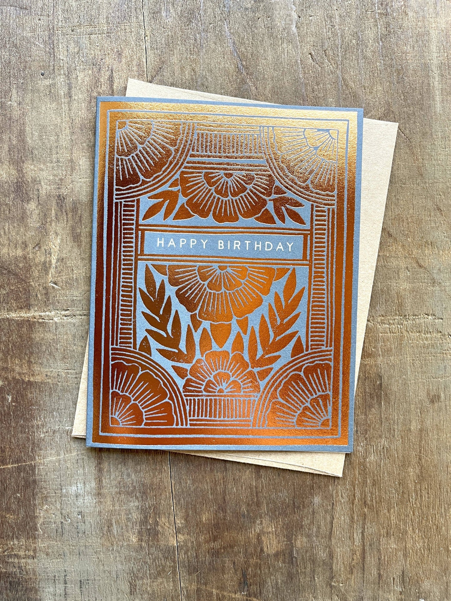 "Happy Birthday," Greeting Card