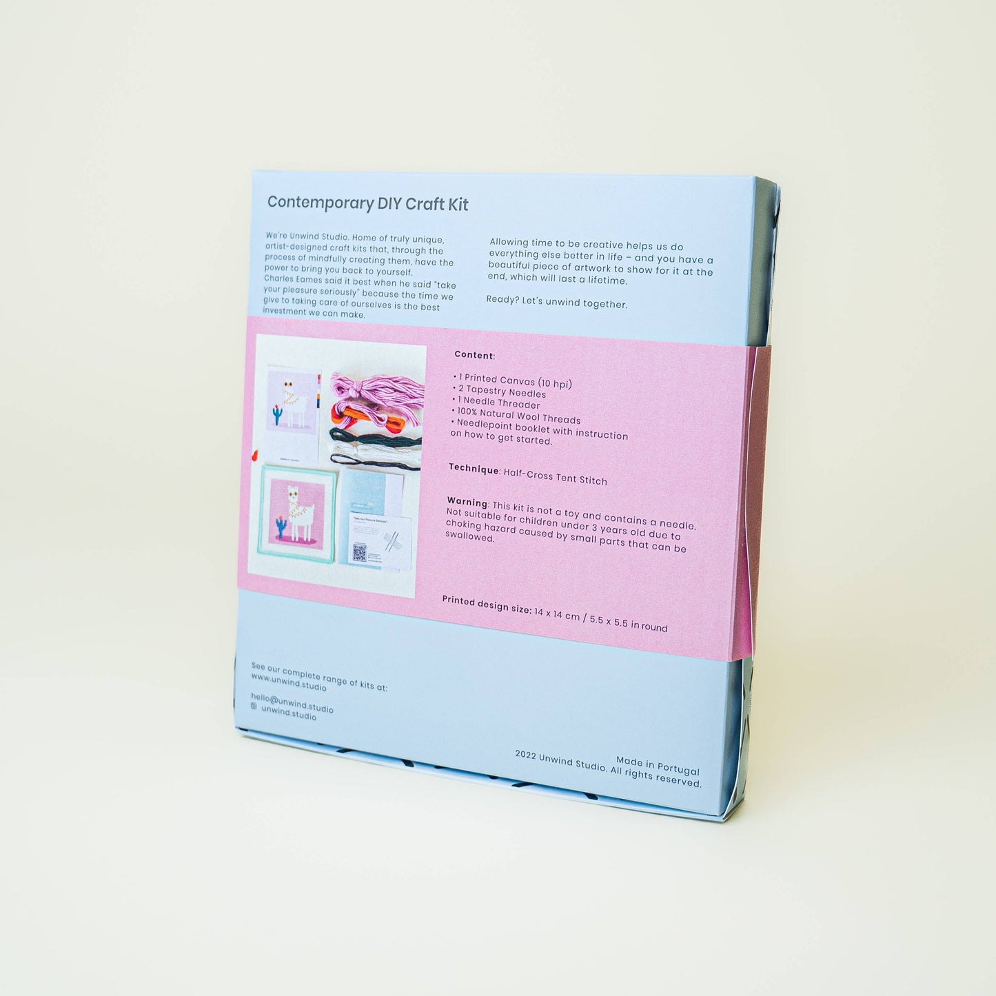 No Drama Llama - Needlepoint Kit for Kids