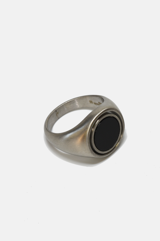 Reversible Tiger Eyes // Onyx Men Ring