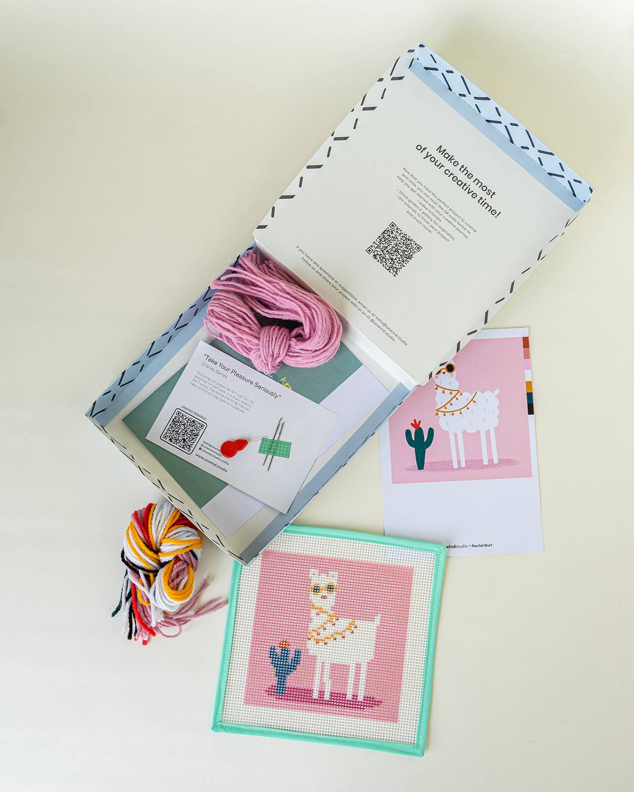 No Drama Llama - Needlepoint Kit for Kids