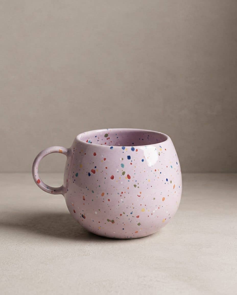 Lilac Ball Mug 500ml / 17oz stoneware ceramic — Party Collection