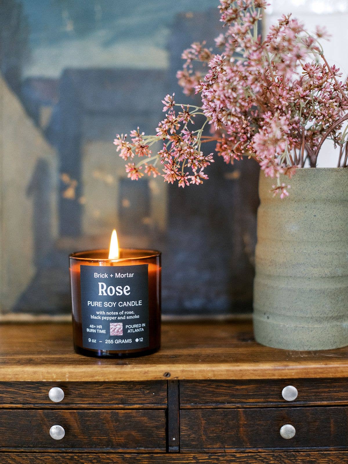 Rose Scented Candle