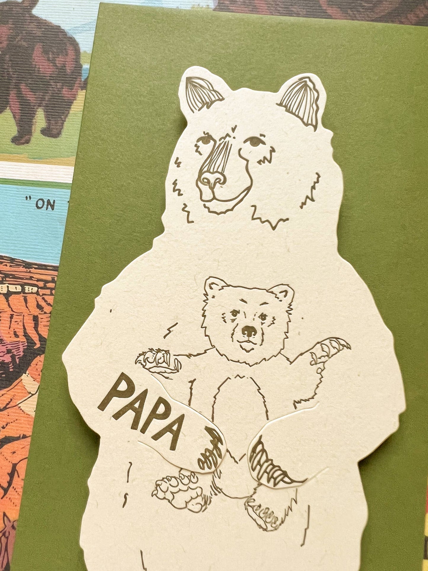 Papa bear gift card