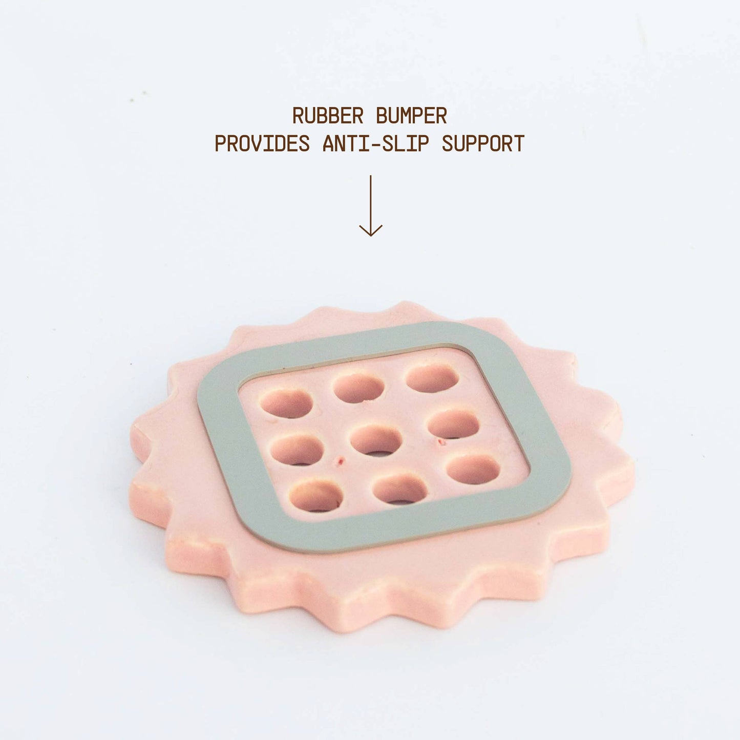 Sunshine Flower Frog | Pink | Ceramic Lid