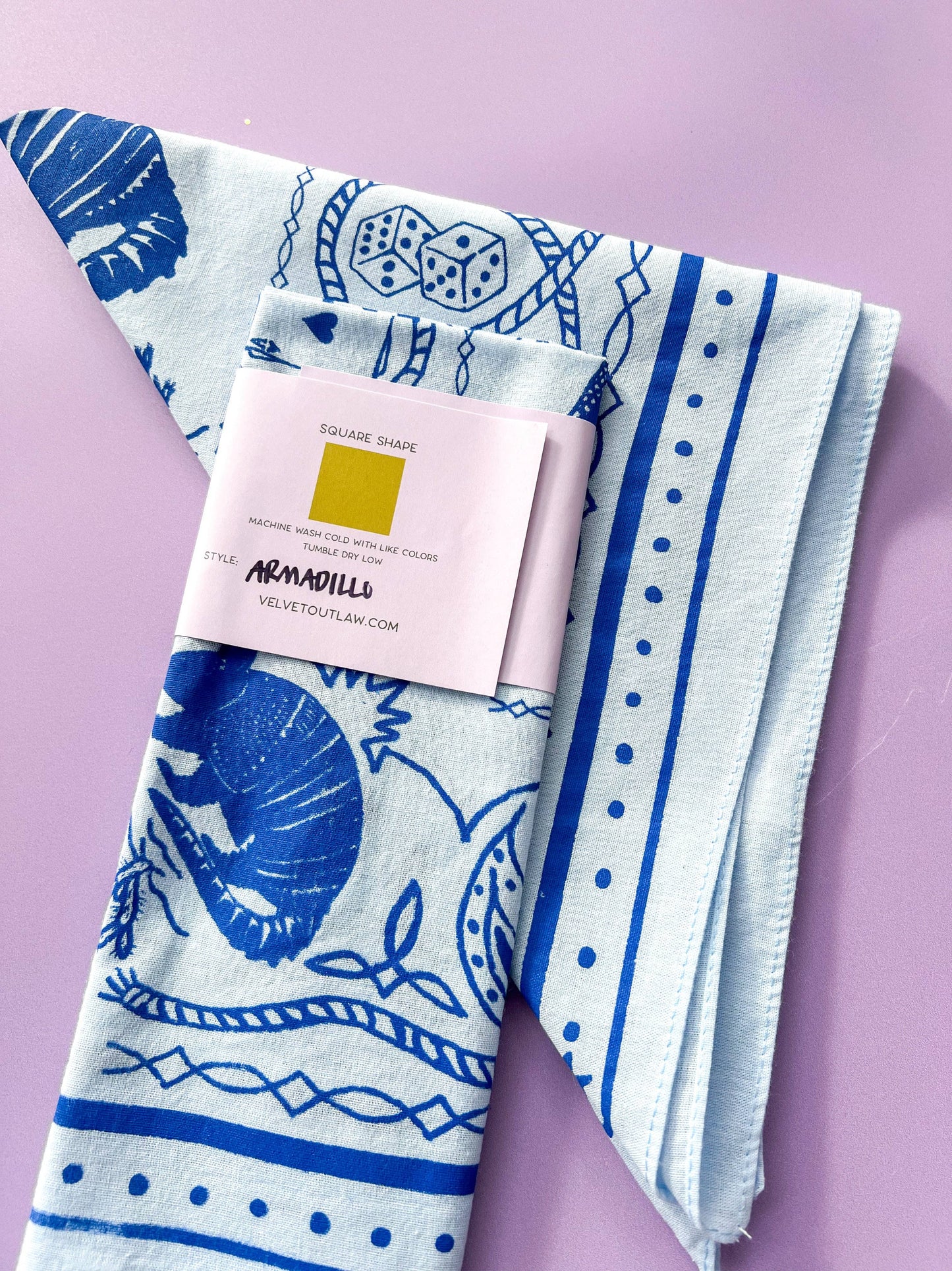 Armadillo Cotton Bandana