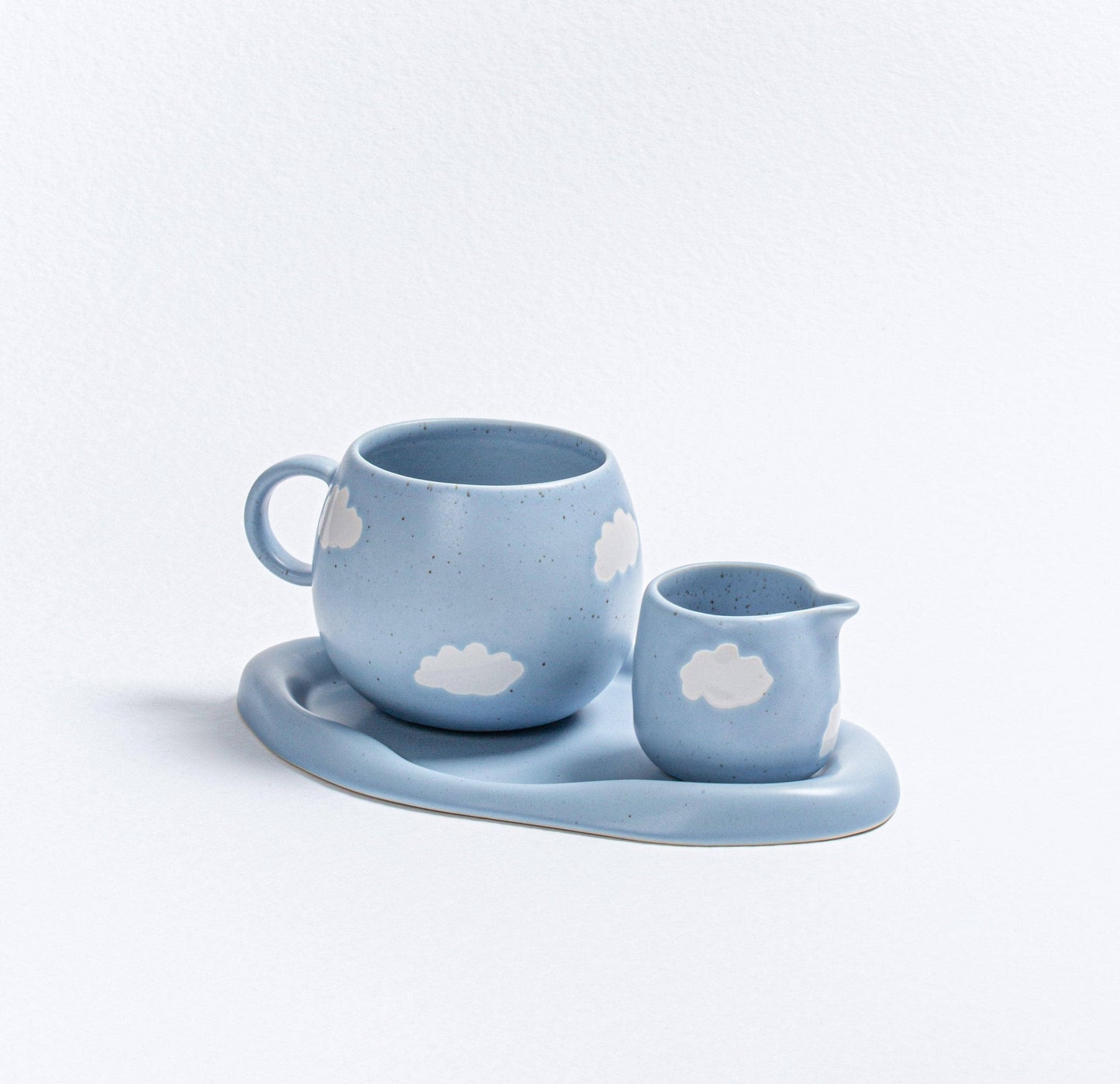 Blue Ball Mug 17oz / 500ml stoneware ceramic — Cloud Collection