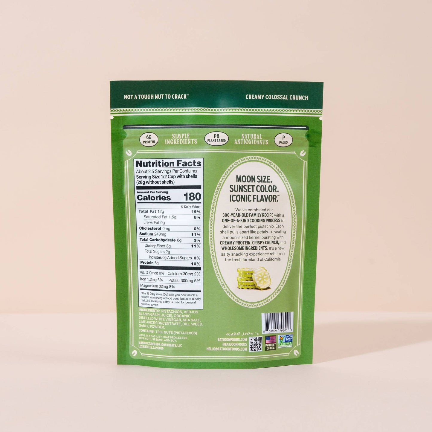 Joon Dill Pickle Pistachios - 4.5oz Resealable Bag