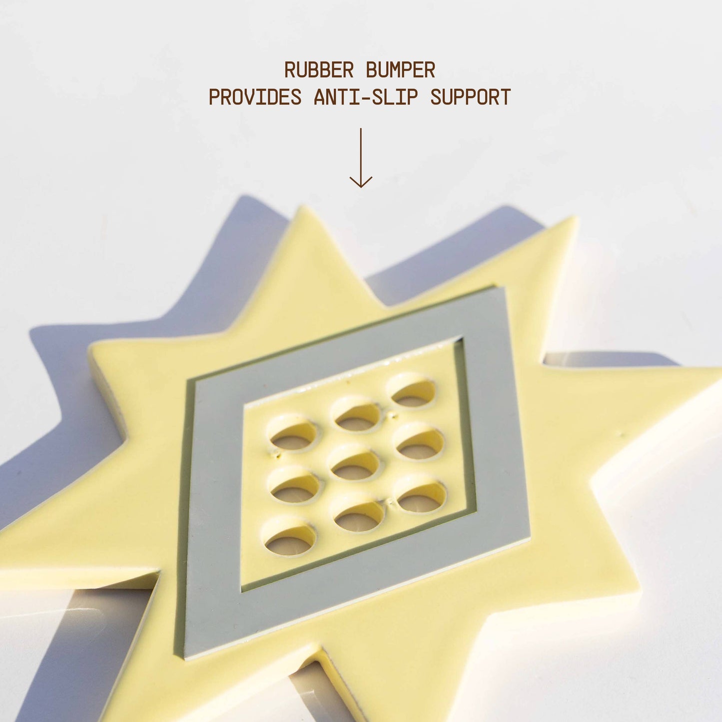 Star Flower Frog  | Butter Yellow | Ceramic Lid