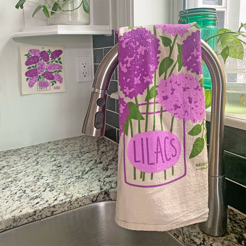 Lilac Tea Towel