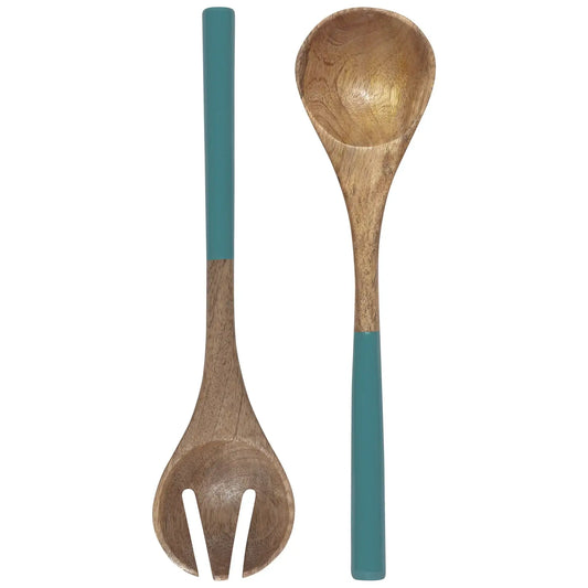 Lagoon Mango Wood Salad Servers Set of 2