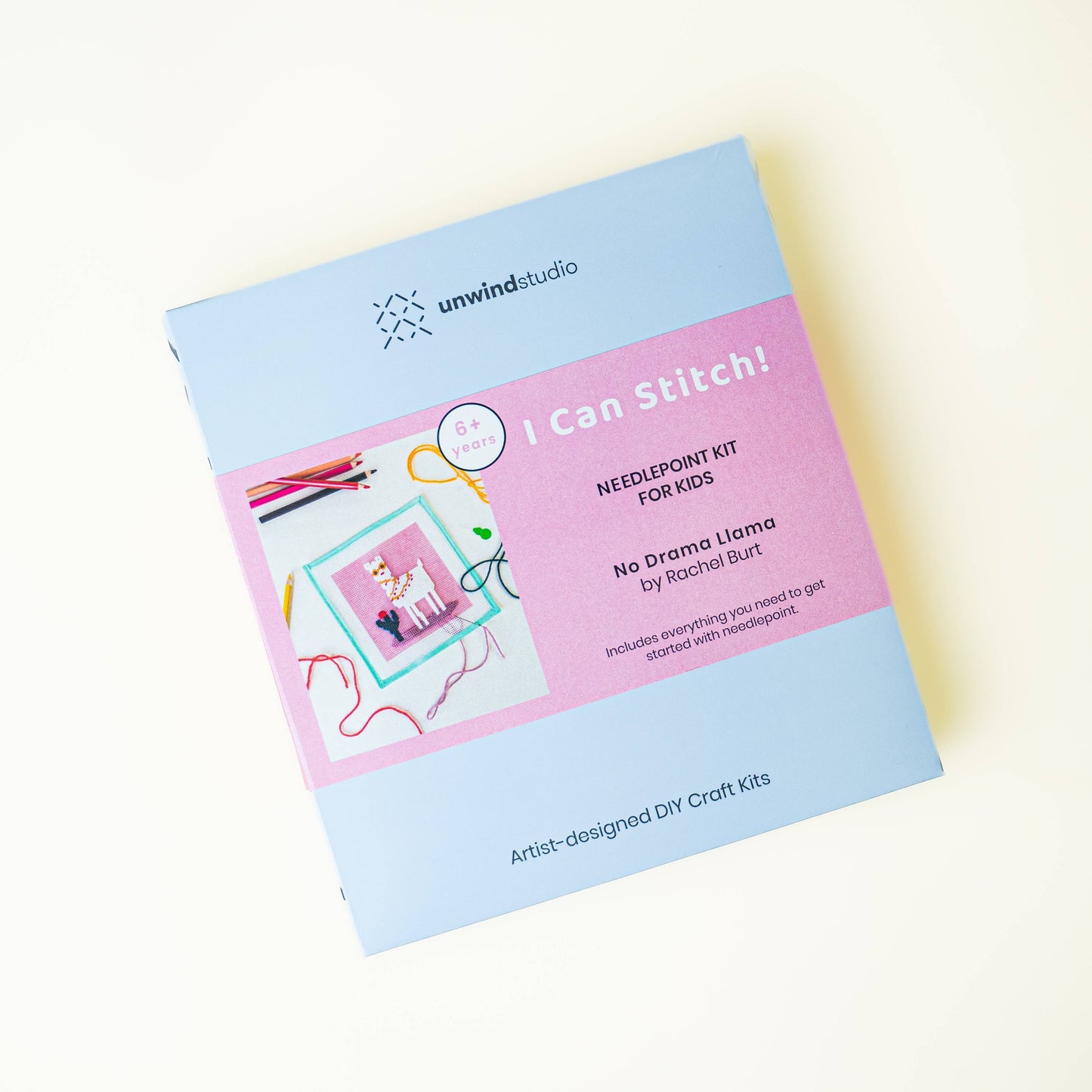 No Drama Llama - Needlepoint Kit for Kids