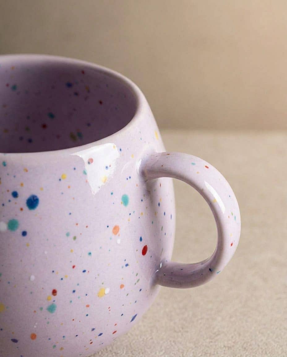 Lilac Ball Mug 500ml / 17oz stoneware ceramic — Party Collection