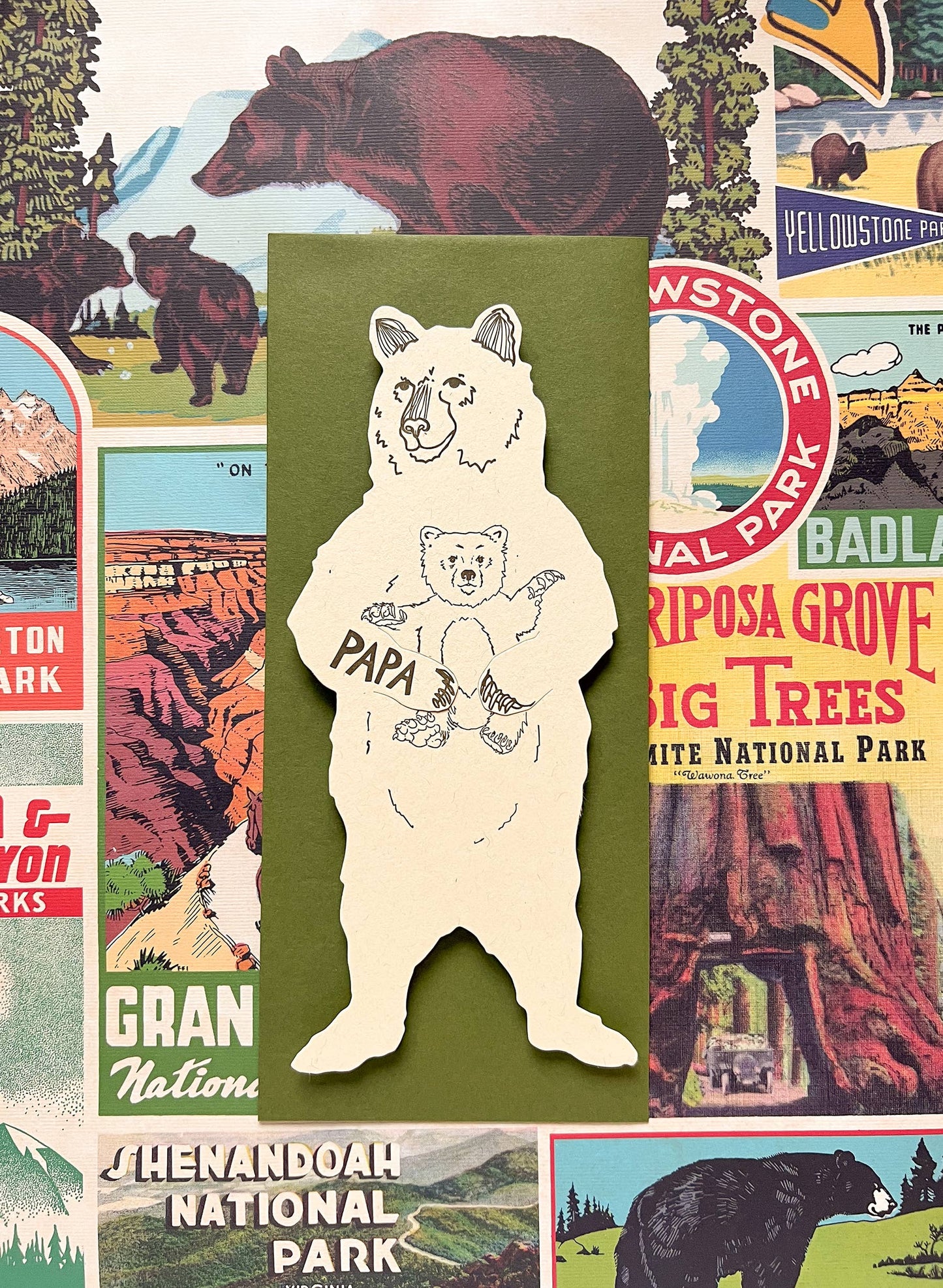 Papa bear gift card