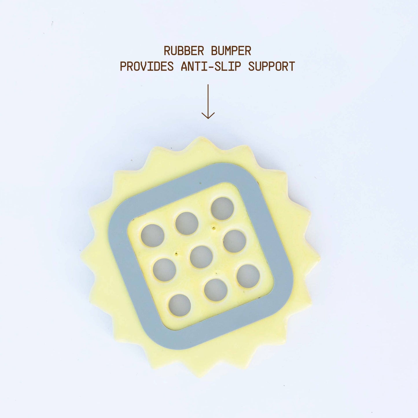 Sunshine Flower Frog | Butter Yellow | Ceramic Lid