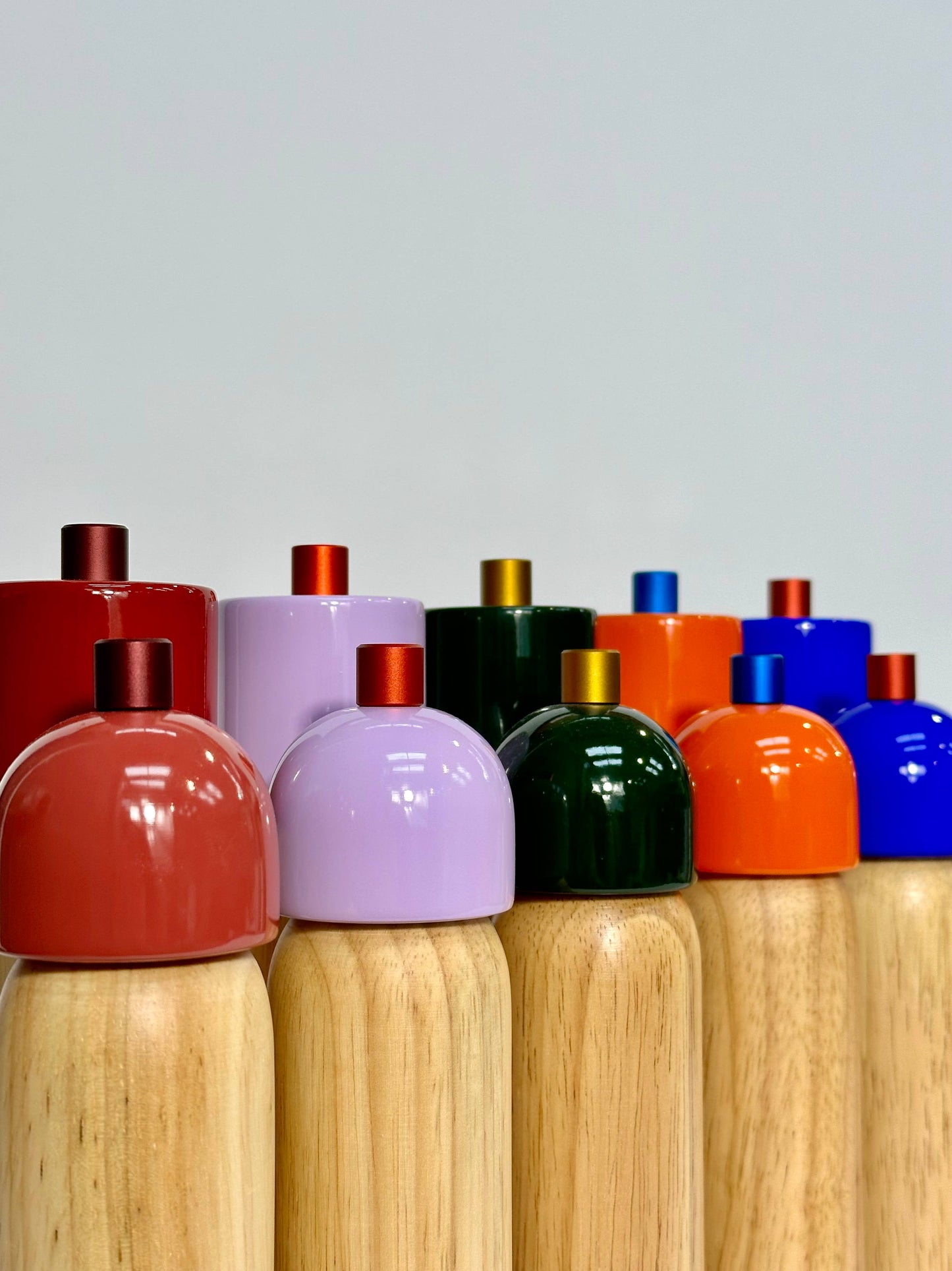 Salt & Pepper Grinder - Lilac & Red