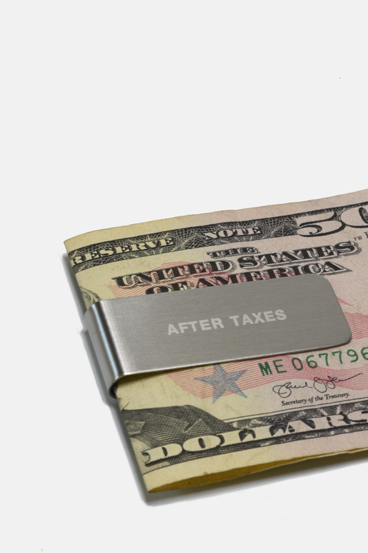 After Taxes Money Clip