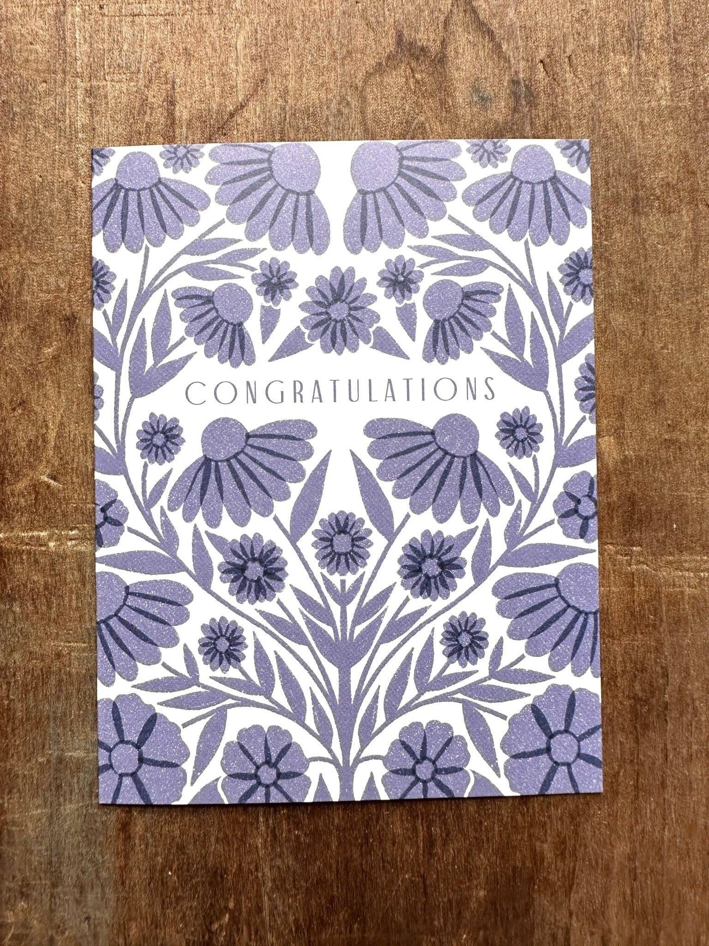 "Congratulations," Greeting Card