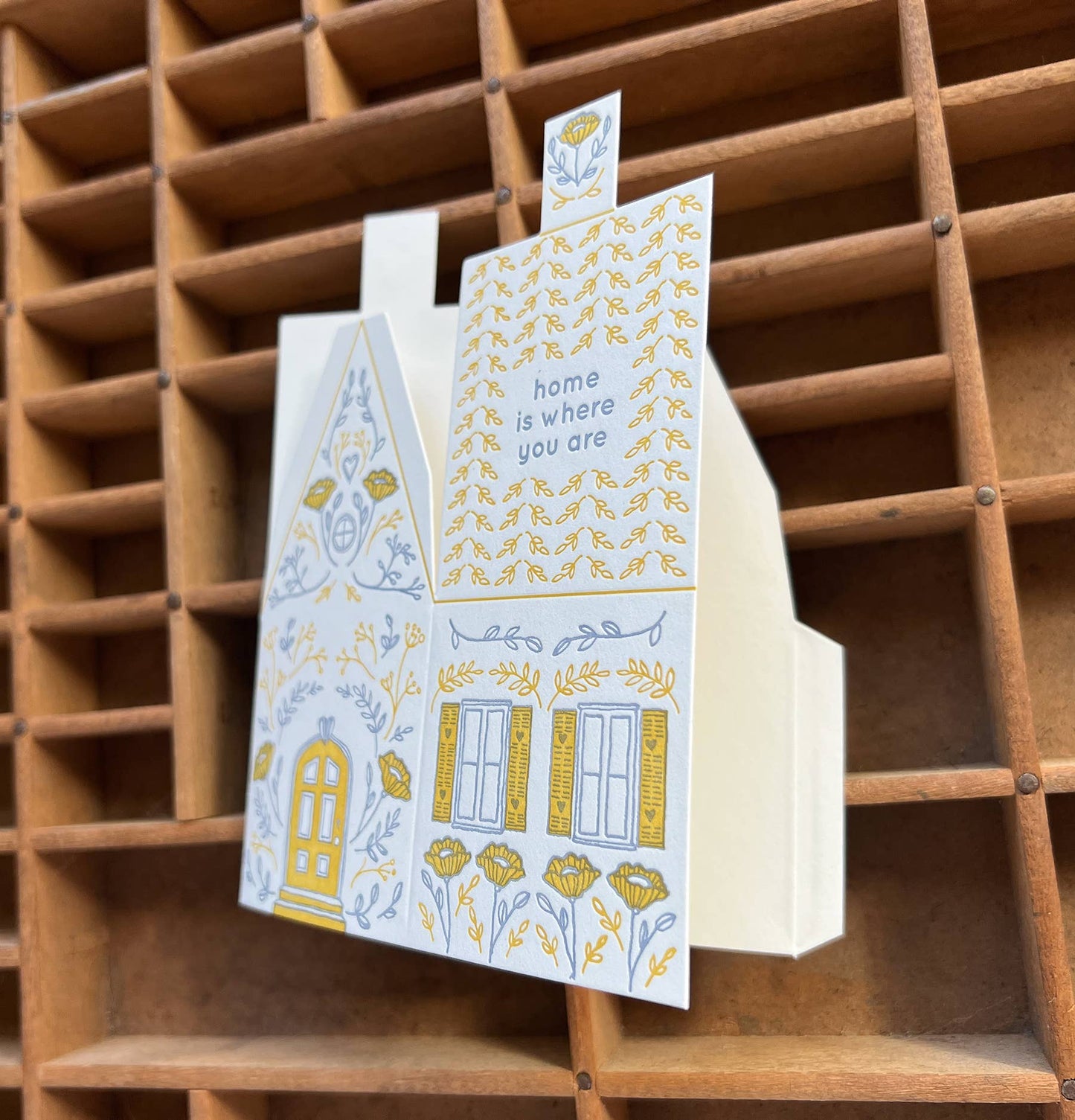 Home is where you are 3D house card