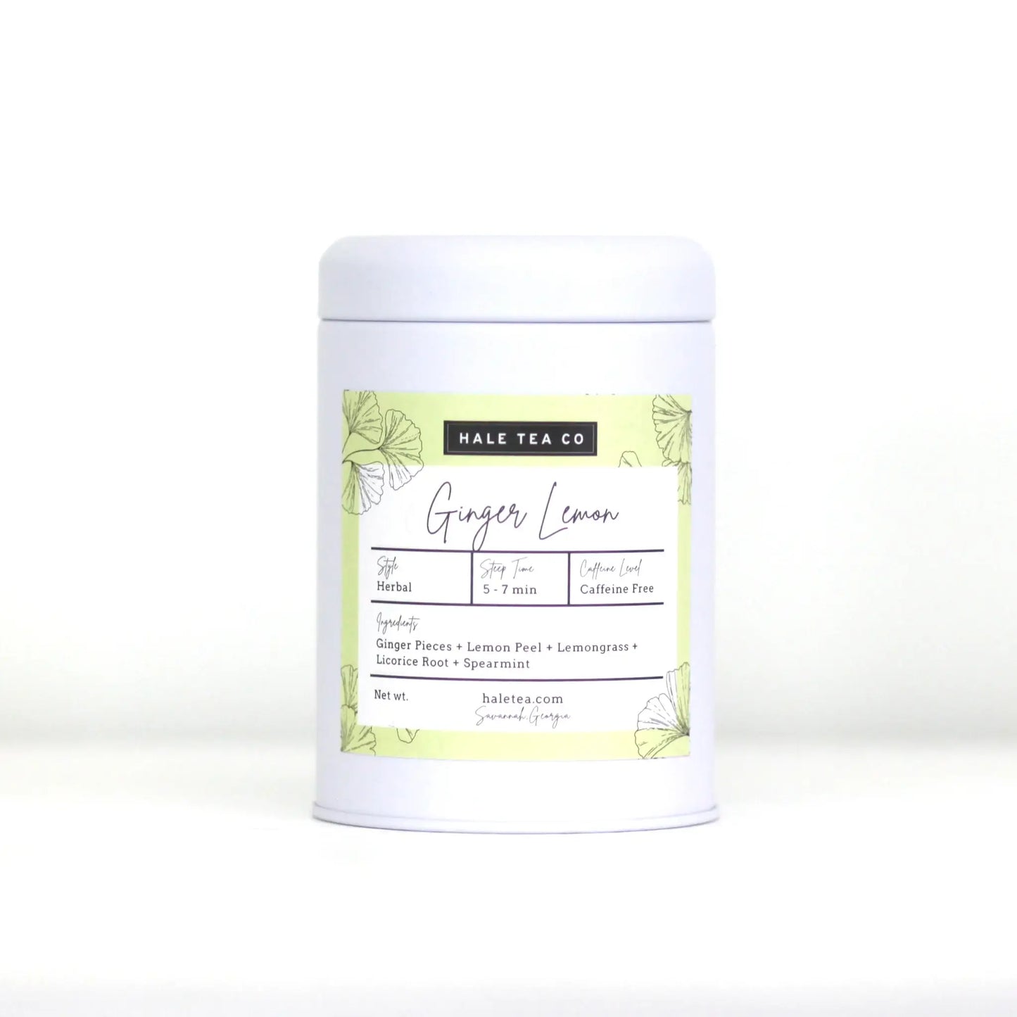 Ginger Lemon Loose Leaf 4oz Tin