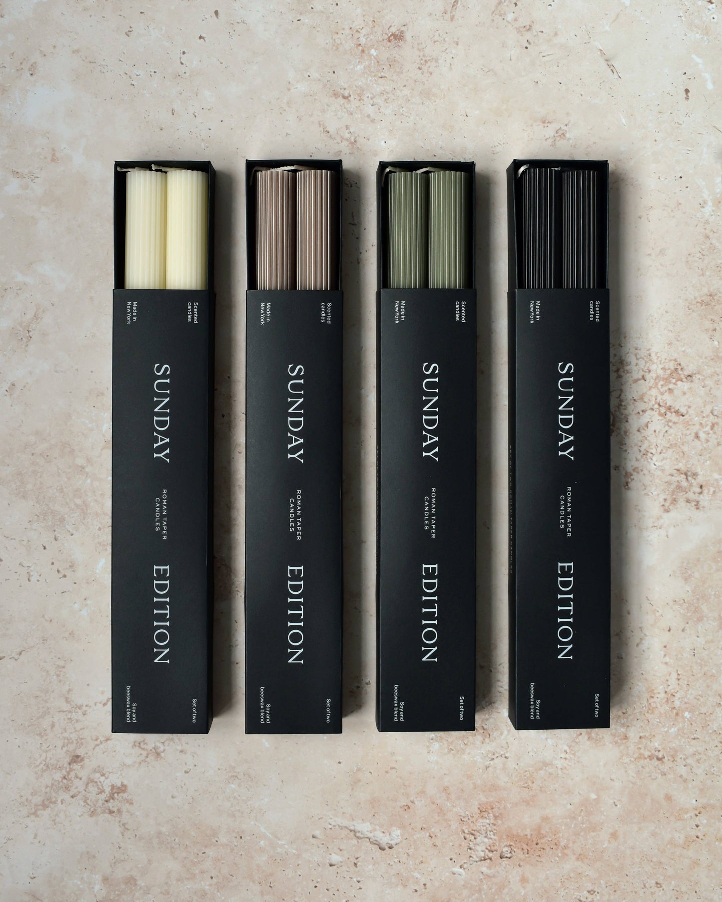 Sage Roman Taper Candle